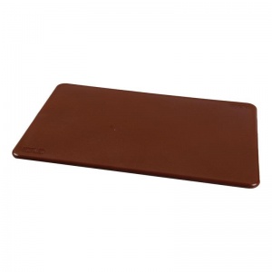 Доска разделочная пластиковая Мастергласс 450х300x12мм, коричневая, 1шт. (45259)