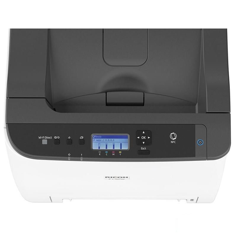 Принтер лазерный цветной Ricoh LE P C301W, черный/белый, USB/LAN/Wi-Fi (408335)