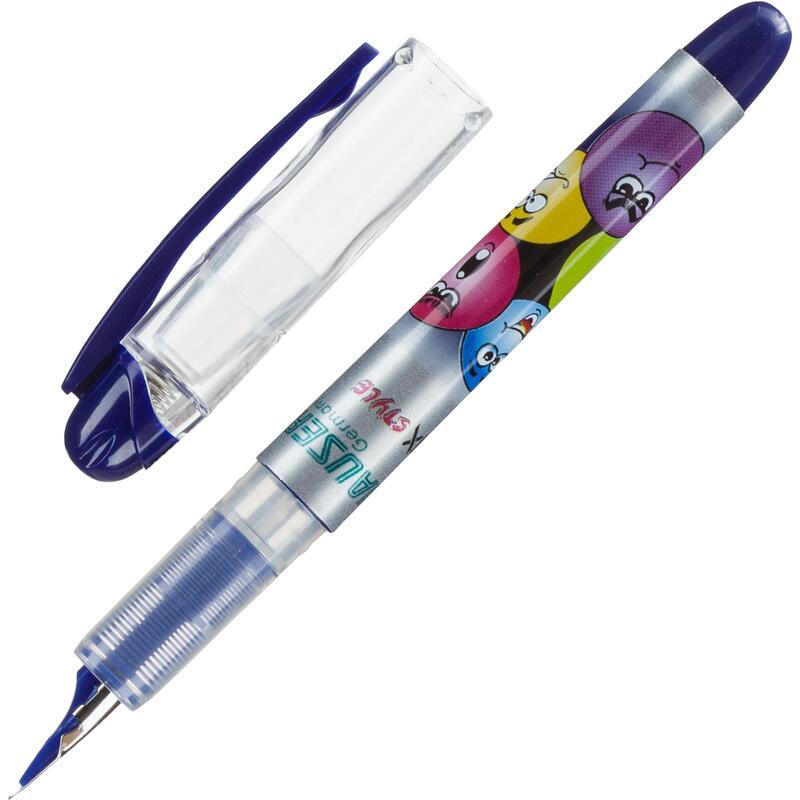 Ручка перьевая Hauser Style, синяя, (пластик), 10шт.
