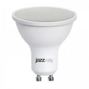 Лампа светодиодная Jazzway (7Вт, GU10, спот) нейтральный белый, 1шт.