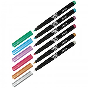 Набор маркеров для декорирования Jovi Decor metalic (2мм, 6 цветов, металлик) картон (1606M)