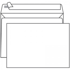 Конверт почтовый C4 Ряжск Гознак (229x324, 100г, стрип) белый, 500шт. (4607122770758)