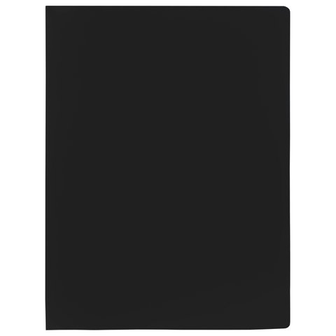 Папка на 2-х кольцах Staff (А4, корешок 21мм, до 170л.) черная (225717)