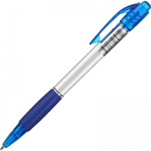 Ручка шариковая Attache Happy (0.5мм, синий цвет чернил, корпус прозрачный) 1шт.