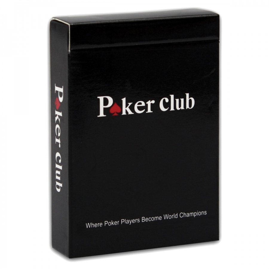 Карты игральные пластиковые &quot;Poker club&quot;, 54шт., 8,7 х 6,3см, 25мкм (ИН-4382)