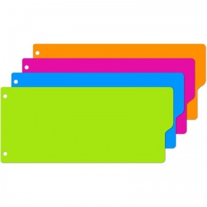 Разделитель листов пластиковый Attache Selection (А4, на 12л., цветовой, 4 цвета)