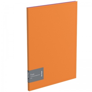 Папка файловая 10 вкладышей Berlingo Fuze (А4, пластик, 9мм, 600мкм) оранжевая (AVp_10316)