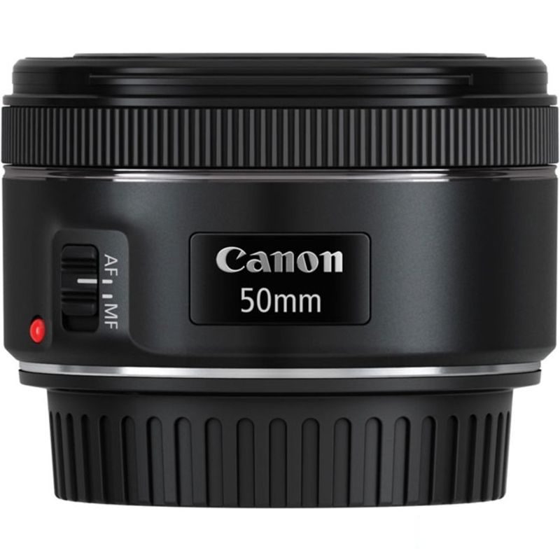 Объектив Canon EF 50mm f/1.8 STM, байонет Canon EF, черный (0570C005)