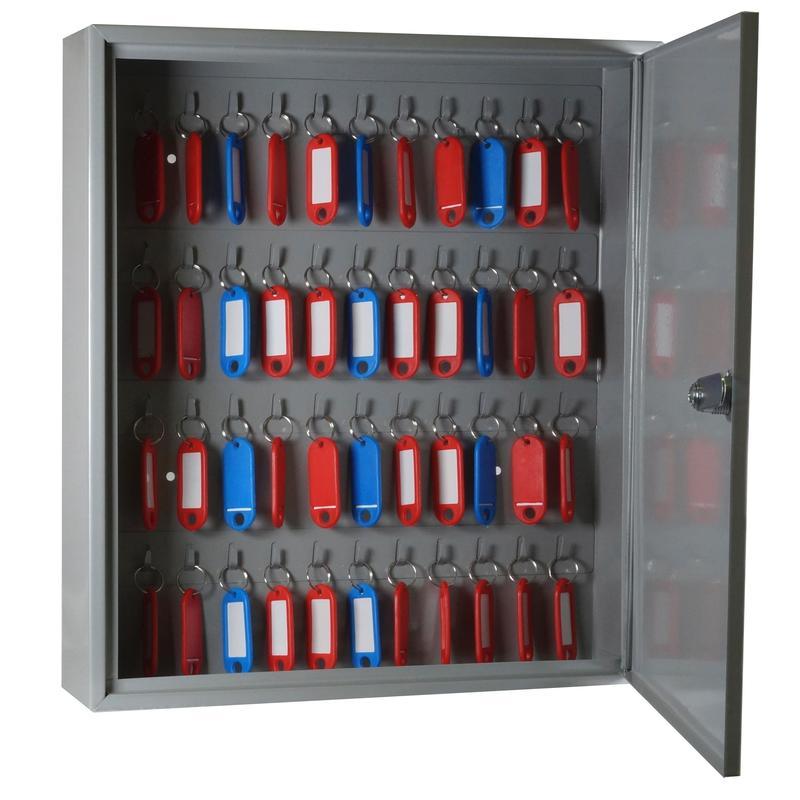 Шкаф для ключей металлический на 48 ключей Cobalt К-48, серый