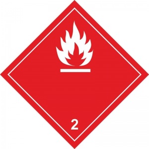 Знак безопасности Технотерра "Легковоспламеняющиеся жидкости О3-1" (250x250мм, полипропиленовая пленка) 1шт.