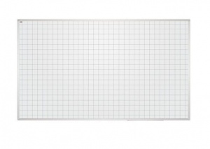 Доска магнитно-маркерная 2x3 Office (90x60см, алюминиевая рама, эмаль, клетка) (TSQ96)