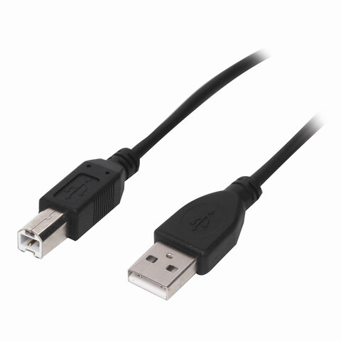Кабель USB2.0 Sonnen Premium, USB-A (m) - USB-B (m), 3м, черный, 3шт. (513129)