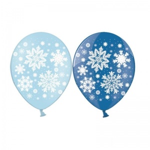 Воздушные шары Belbal Снежинки 30см, 25шт.