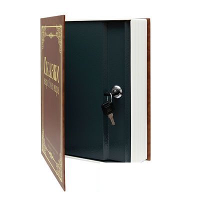 Кэшбокс-книга металлическая Onix BS260, коричневый