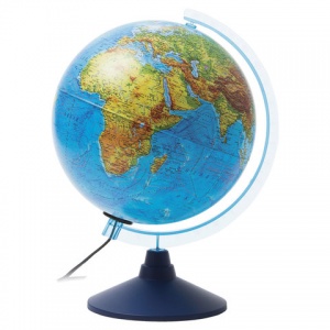 Глобус физико-политический Globen "Классик Евро" d=250мм, рельефный, с подсветкой (Ке022500195)