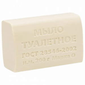 Мыло кусковое туалетное ММЗ "Эконом", 200г, без упаковки, 36шт. (607648)
