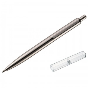 Ручка шариковая Diplomat Equipment stainless steel (0.7мм, синий цвет чернил, корпус серебристый) 1шт. (D10543213)
