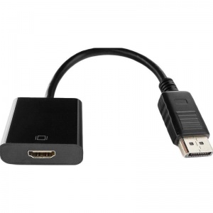 Адаптер видео Cablexpert, DisplayPort - HDMI, 0.1м (A-DPM-HDMIF-002)