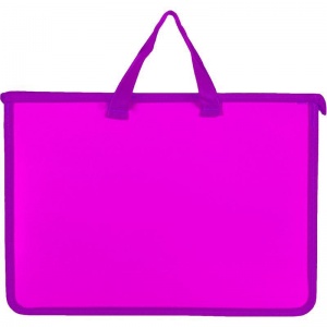 Папка-портфель Attache Neon (А4+, 1 отделение, розовая, 340x40х245мм), 4шт.