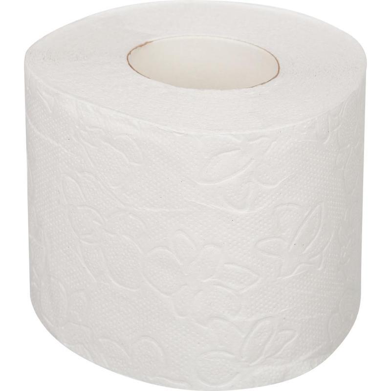 Бумага туалетная 2-слойная Luscan Standart, белая, 21.88м, 8 рул/уп, 6 уп.