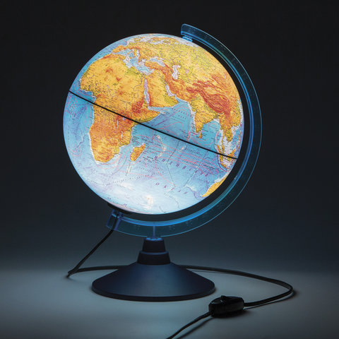 Глобус физический Globen &quot;Классик Евро&quot; d=250мм, с подсветкой (Ке012500189)