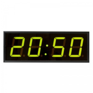 Часы настенные электронные Импульс Электронное табло 410-EURO-G-ETN-NTP, 44x16x6см