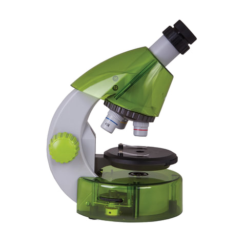 Микроскоп детский Levenhuk LabZZ M101 Lime, 40-640 кратный, монокулярный, 3 объектива (69034)