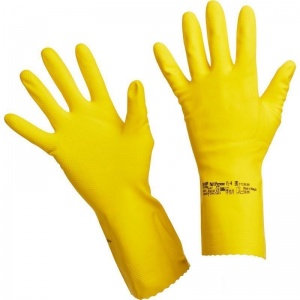 Перчатки латексные Vileda MultiPurpose, желтые, размер 8 (M), 1 пара (100759), 10 уп.