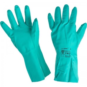 Перчатки защитные нитриловые Ansell "Солвекс" 37-675, размер 10 (XL), 1 пара