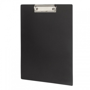 Папка-планшет Staff (А4, до 90 листов, пластик) черный, 7шт. (229223)
