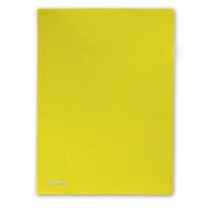 Папка-уголок inФОРМАТ (А4, 180мкм, пластик) желтый, 20шт.