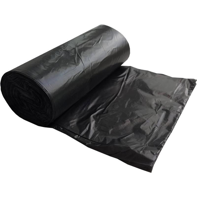 Пакеты для мусора 30л (47х50см, 5мкм, черные) 30шт. в рулоне (4009)