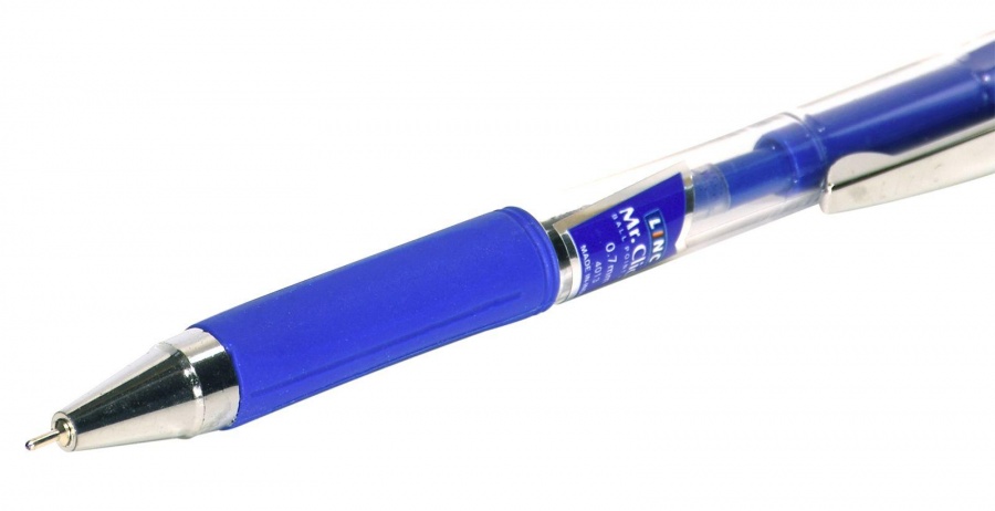 Ручка шариковая автоматическая Linc Mr. Click (0.7мм, синий цвет чернил, игольчатый наконечник) 1шт.