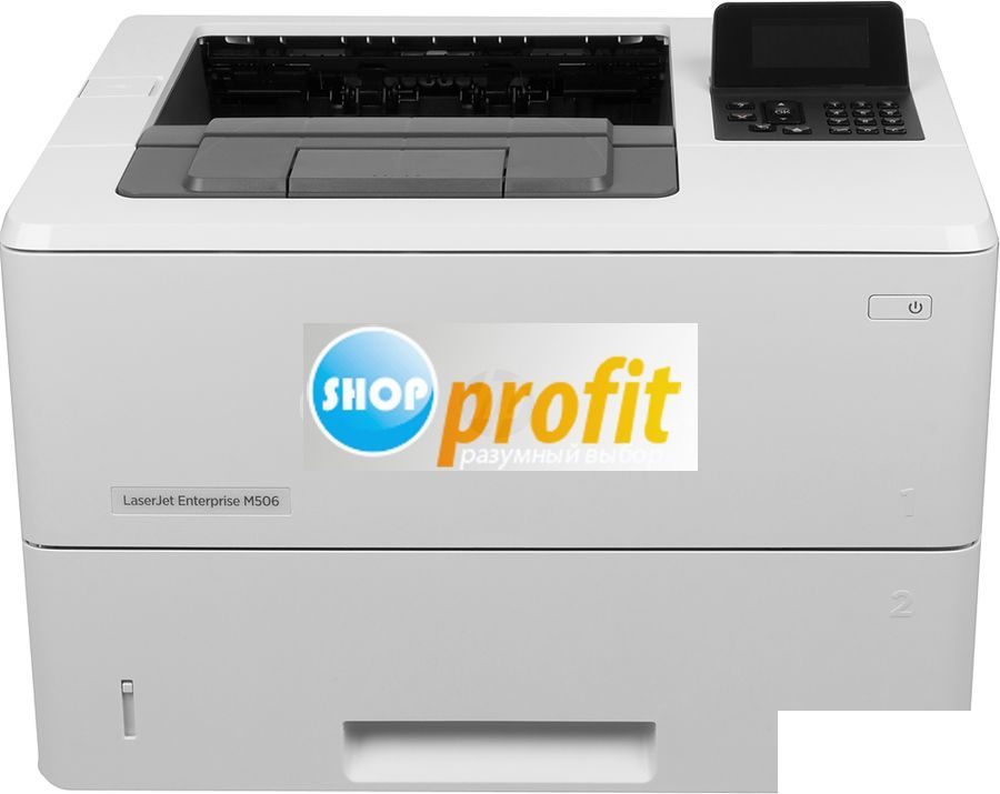 Принтер лазерный монохромный HP LaserJet Enterprise M506dn, белый, USB/LAN (F2A69A)