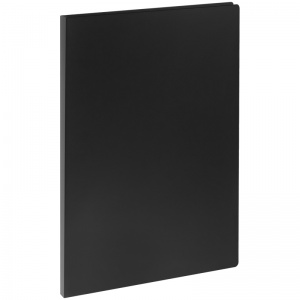 Папка с зажимом Стамм (А4, 14мм, 500мкм) черная (ММ-32216)