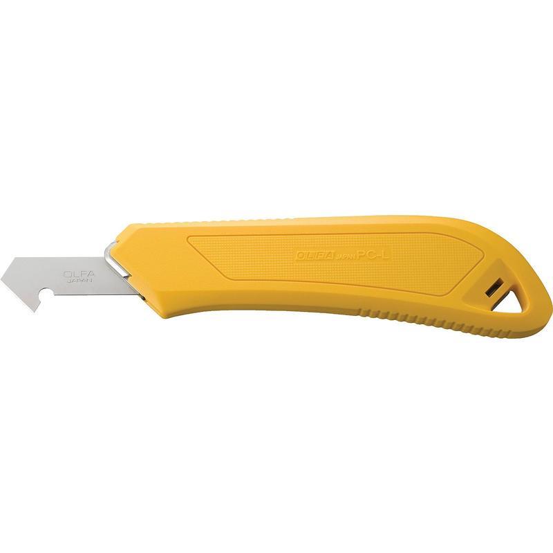 Нож строительный Olfa OL-PC-L для пластика, усиленный, с лезвиями в комплекте, 3шт.