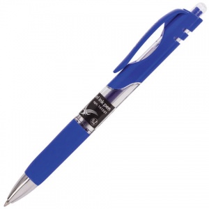 Ручка гелевая автоматическая Brauberg Black Jack (0.5мм, синий, корпус трехгранный) 1шт. (141551)