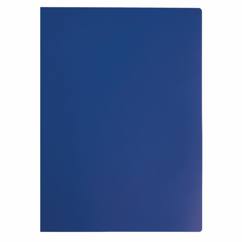 Папка на 4-х кольцах Staff (А4, корешок 30мм, 600мкм, до 250л.) синяя, 5шт. (229218)