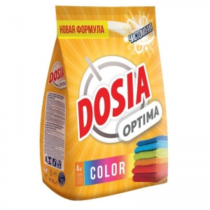 Стиральный порошок-автомат Dosia Optima Color, для цветного белья, 4кг