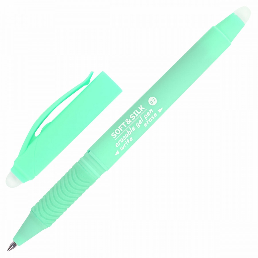 Ручка гелевая стираемая Brauberg Soft&Silk Pastel (0.7мм, синяя) (143934) 24шт.