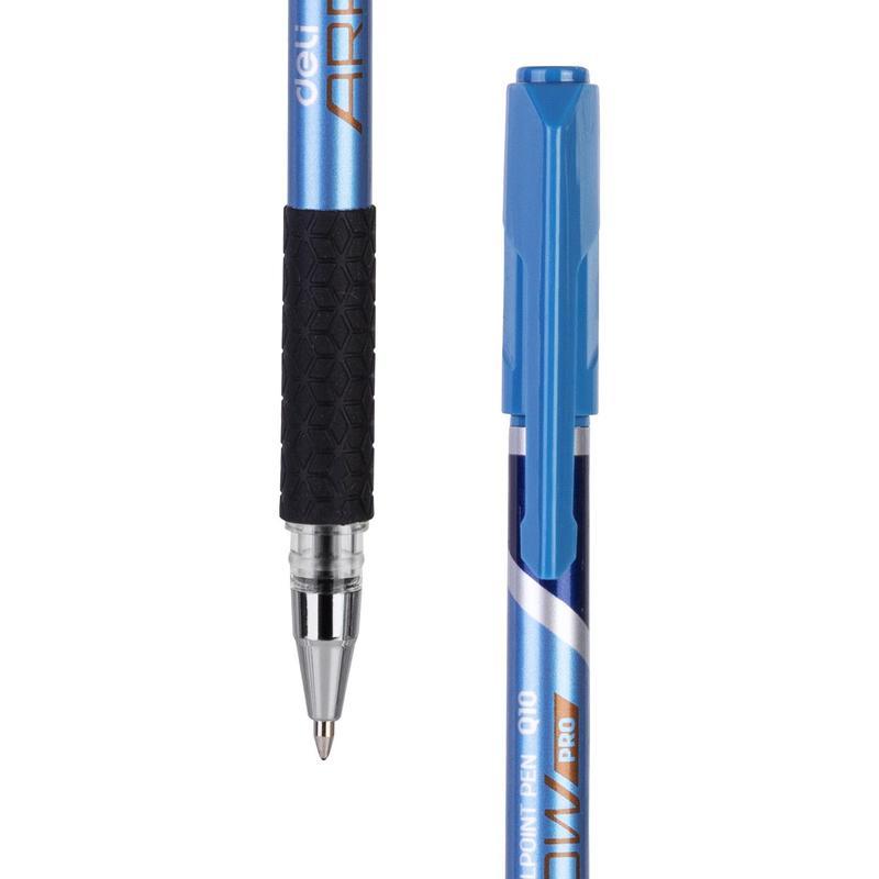 Ручка шариковая Deli Arrow (0.7мм, синий цвет чернил) 1шт.