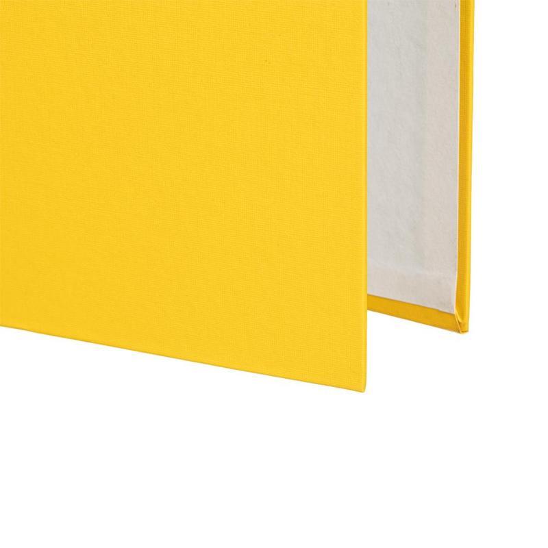 Папка с арочным механизмом Attache Selection (90мм, А4, картон/бумвинил) желтая, 12шт.