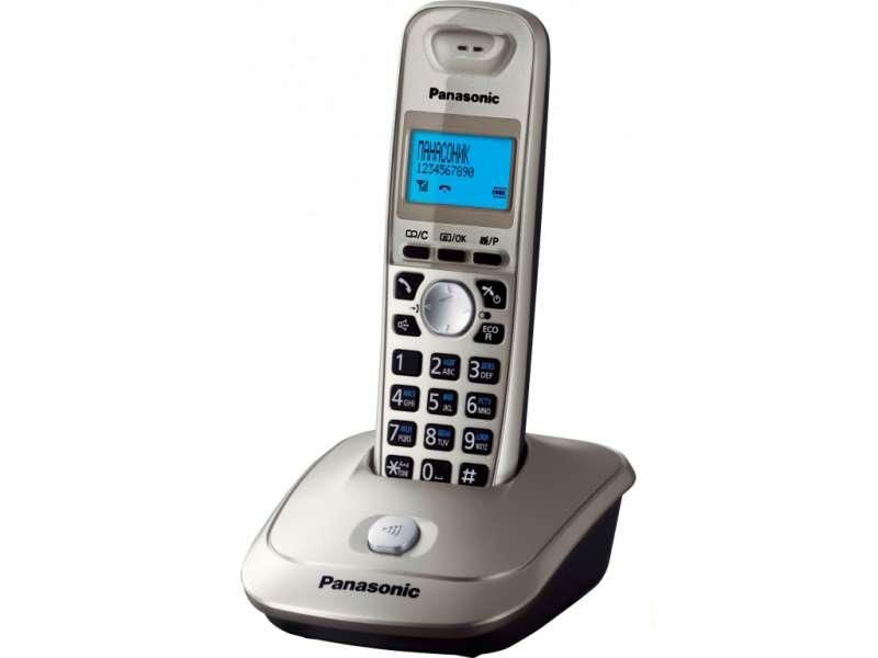 Радиотелефон Panasonic KX-TG2511RUN, платиновый и черный (KX-TG2511RUN)