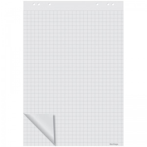 Блок бумаги для флипчарта Berlingo (640x960мм, 80г/м2, белый, клетка, 20 листов) 5 уп. (SFb_20011)