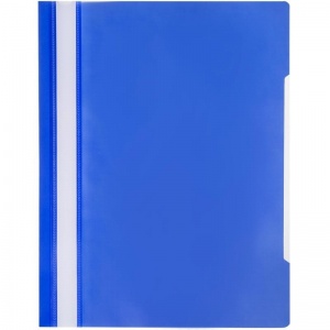 Папка-скоросшиватель Attache Элементари (А4, 150/180мкм, до 100л., пластик) синий, 10шт.