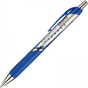 Ручка гелевая автоматическая Attache Selection Victory (0.5мм, синий, резиновая манжетка) 1шт.