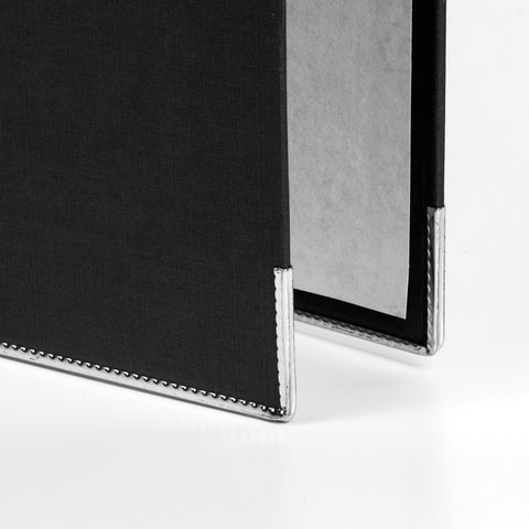 Папка с арочным механизмом Brauberg Eco (80мм, А4, картон) черная (221395), 20шт.