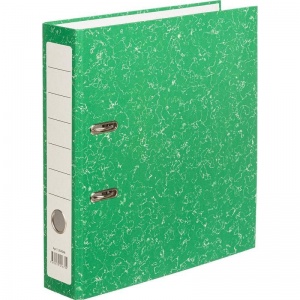 Папка с арочным механизмом Attache Economy (75мм, А4, картон/бумага) зеленая