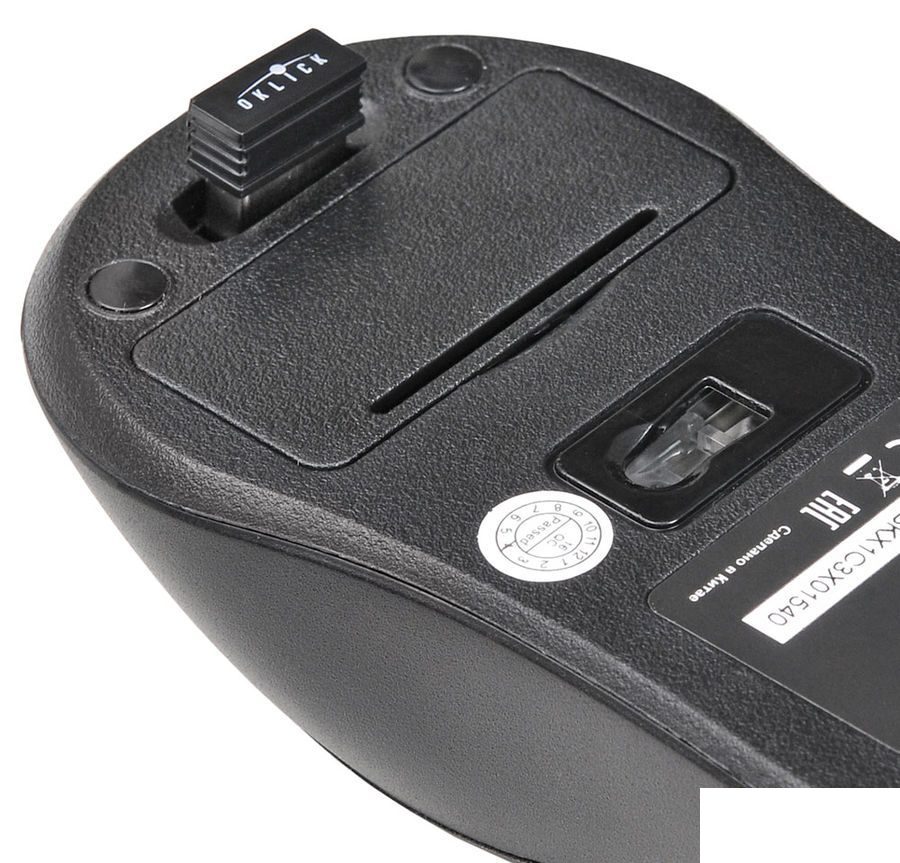 Набор клавиатура+мышь Oklick 270M, беспроводной, USB, черный (MK-5306)