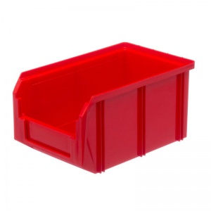 Ящик (лоток) универсальный Стелла-техник, полипропилен, 234х149х120мм, красный ударопрочный